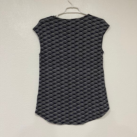 NWT Skies Are Blue Delila Embroidered Split Neck Knit Top Boho Size Small - Picture 2 of 5